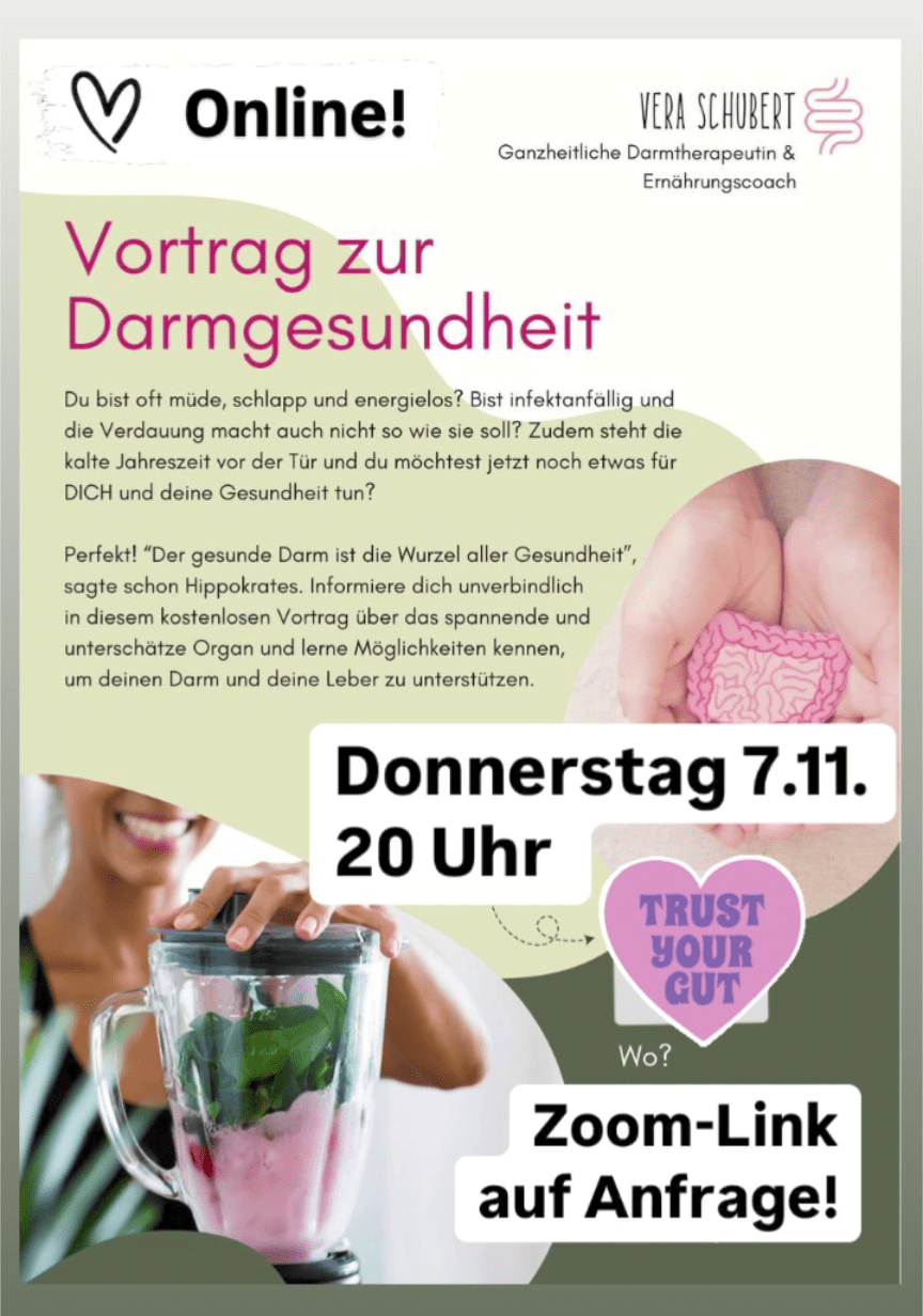 Mehr über den Artikel erfahren Vortrag Darmgesundheit