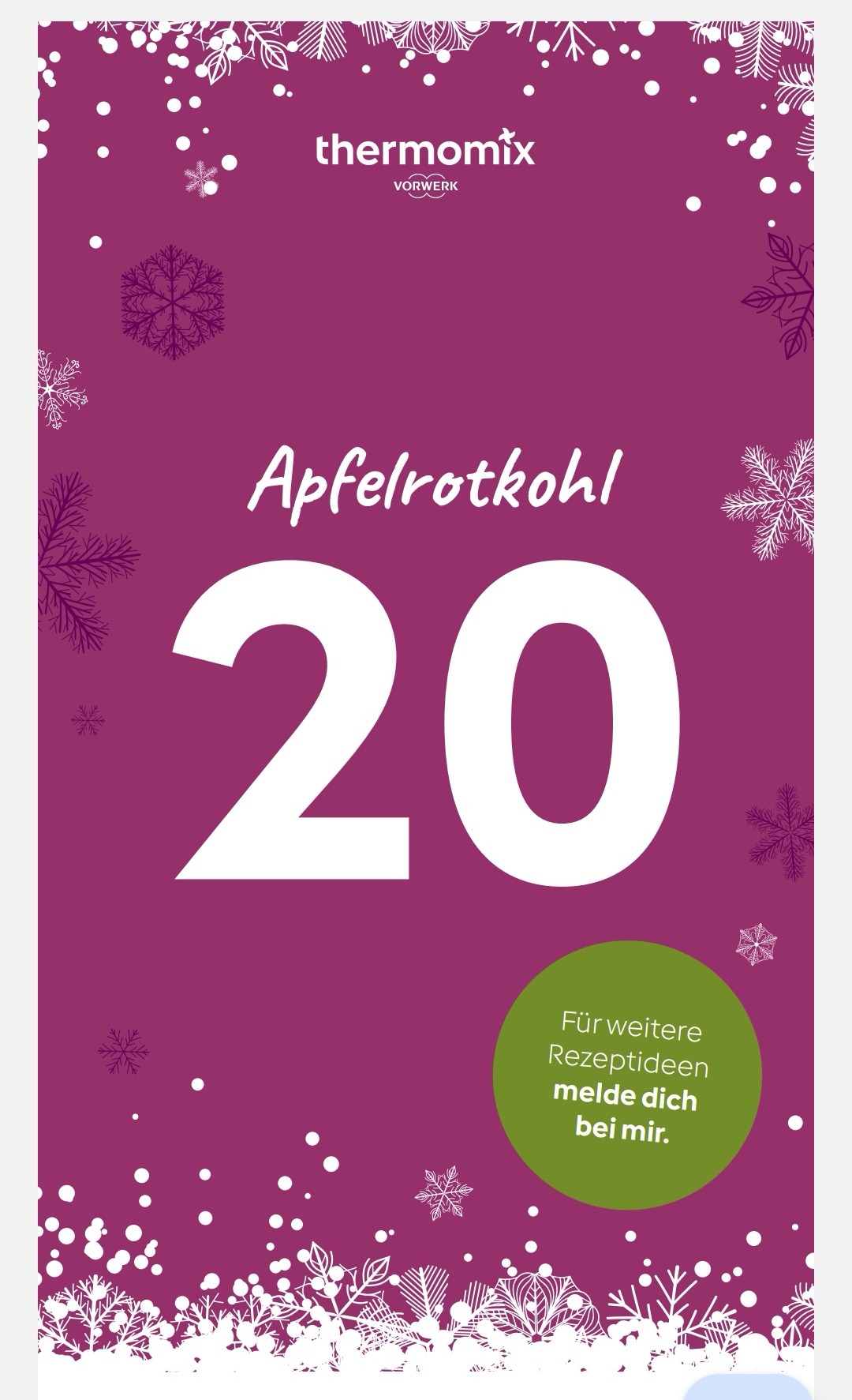 Mehr über den Artikel erfahren Adventstürchen Nr. 20